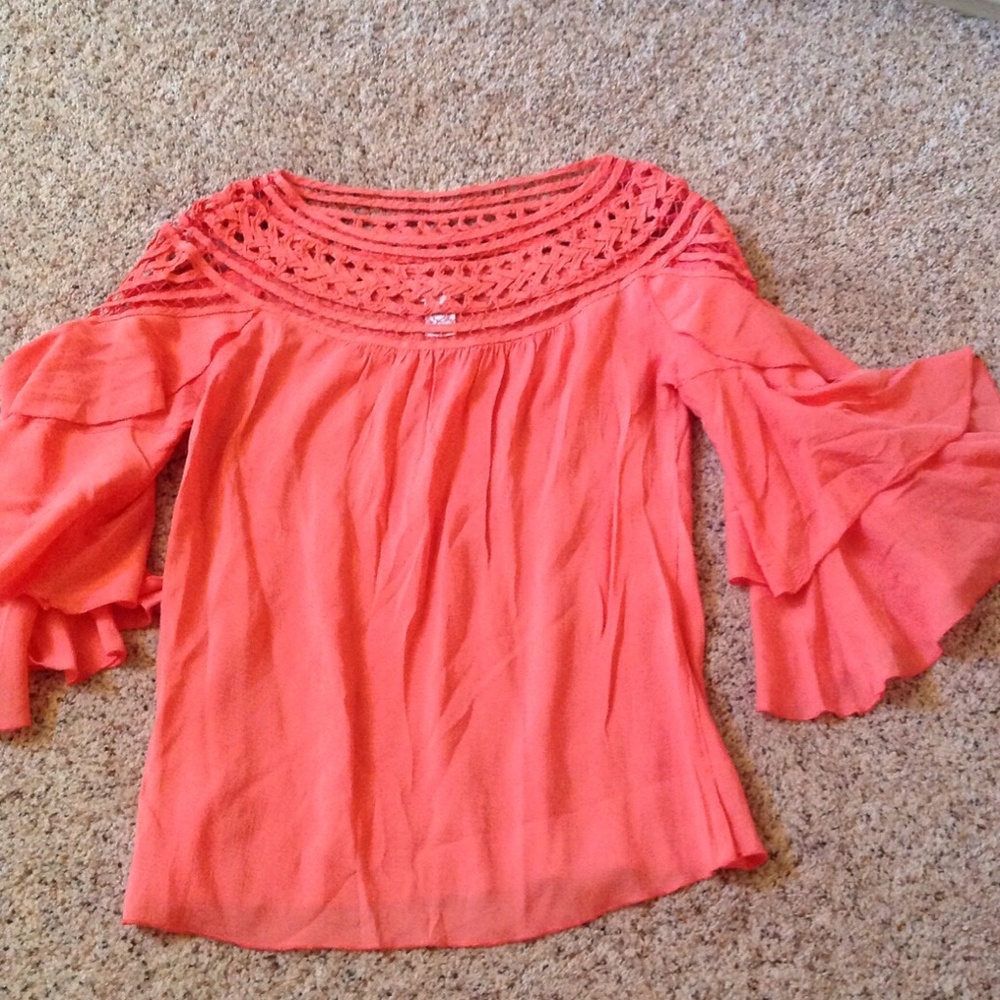 Esley Coral Women's Top